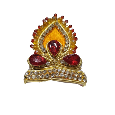 Kanhaji Mukut (Krishna Crown) – Available in Multiple Sizes & Colours