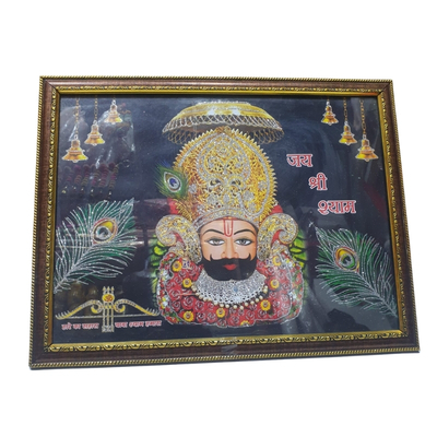 Khatu Shyam Ji Religious Photo – 12 × 16 Inches – ₹350